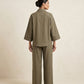 The Verona Linen Shirt - Olive