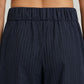 The Madison Pinstripe Wide-Leg Trousers