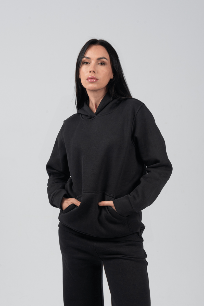 Black Hoodie (Top Only) - Hushy Wear