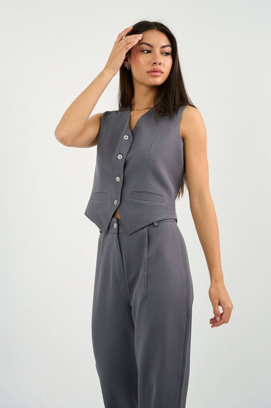 Gray Classic Vest Only - Hushy Wear