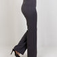 Gray Pleated Straight - Leg Trousers - Hushy Wear