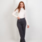 Gray Pleated Straight - Leg Trousers - Hushy Wear
