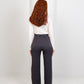 Gray Pleated Straight - Leg Trousers - Hushy Wear