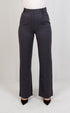 Gray Pleated Straight - Leg Trousers - Hushy Wear