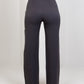 Gray Pleated Straight - Leg Trousers - Hushy Wear
