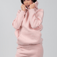 Hoodie & Sweatpants Set in Pink - Hushy Wear