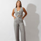 Linen Vest Only - Gray - Hushy Wear