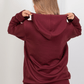Oversized Hoodie – Burgundy - Hushy Wear