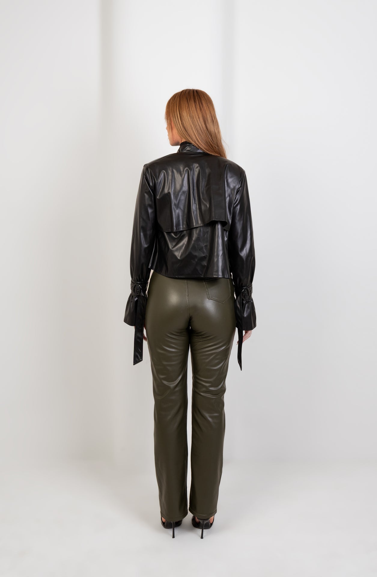 Trench Jacket - Leather - Hushy Wear