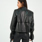 Trench Jacket - Leather - Hushy Wear