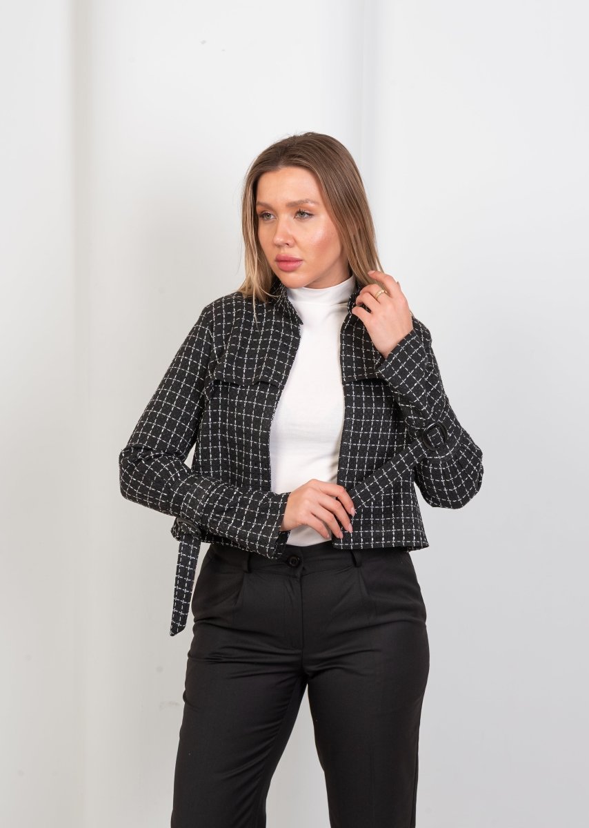 Trench Jacket - Tweed - Hushy Wear